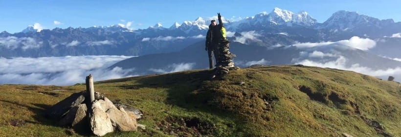 4 Days Pikey Peak Trek : The Best View of Mt Everest - Day 1 to Jhapre (2,820m): Rice Terraces, Kerung Monasteries, and Your First Lodge Night