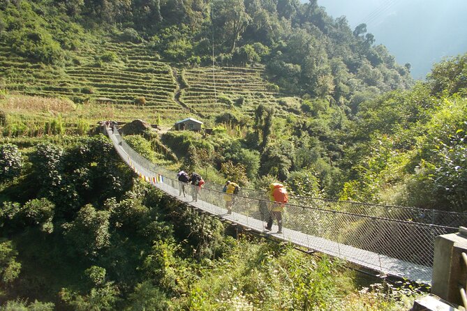 Annapurna Base Camp Trek - 10 Days - Sinuwa and Chhomrong on the way down, why retracing helps