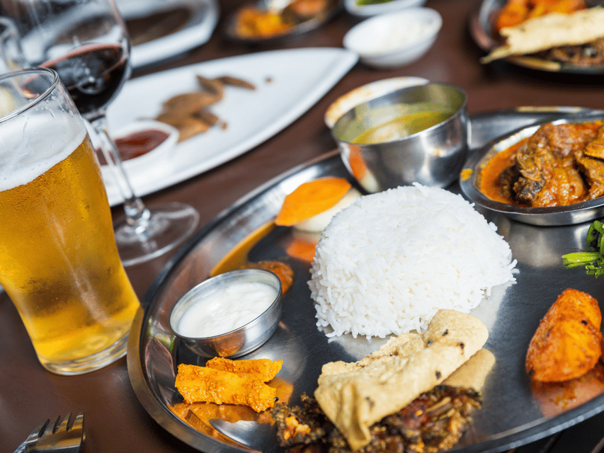 Authentic Nepali Evening: Traditional Food and Cultural Show - First course appetizers and the first wave of music and dance