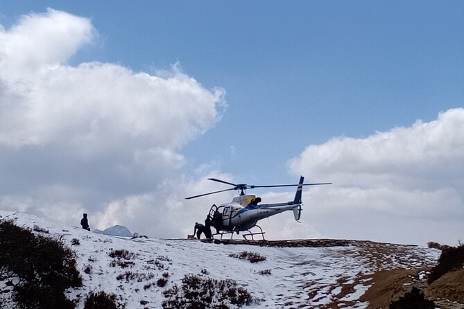 Day Tour to Everest Base Camp By Helicopter - Overflight route: Lukla refuel and the Everest skyline from the air