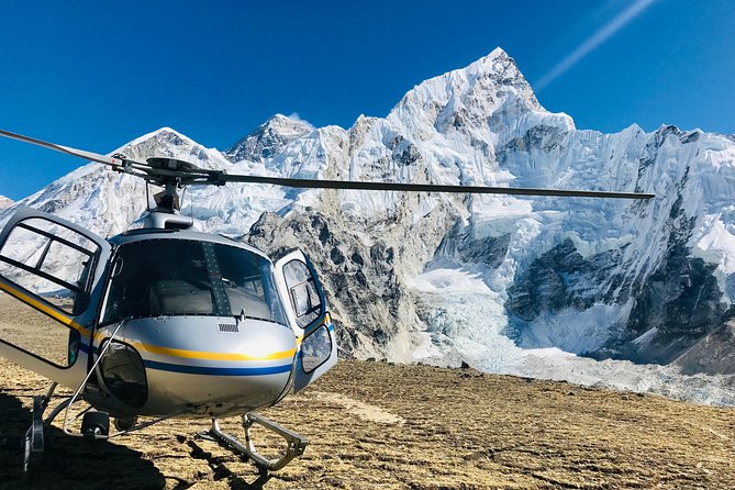 Everest base camp Helicopter Tour - Base camp area access via shuttle, plus multiple Everest photo moments