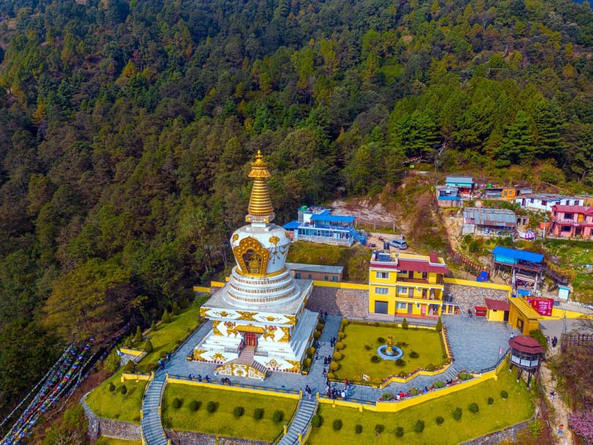 From Kathmandu: 2 Stupas and Kopan Monastery Spiritual Tour - Boudhanath Stupa: UNESCO scale, prayer wheels, and Tibetan culture