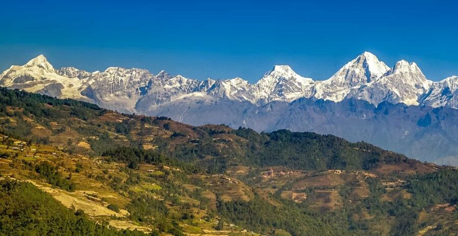Kathmandu: Chisapani Nagarkot 3-Days 2-Nights Trek - Day 2: Chisapani to Nagarkot via Jhule, Chauki Bhanjyang, and terraced fields