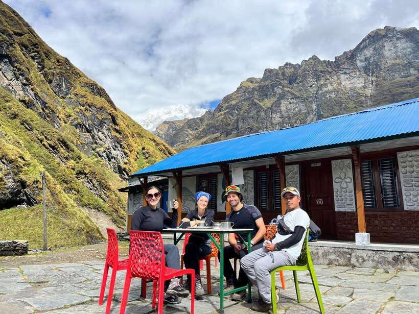 Kathmandu/Pokhara: 5-Day Annapurna Base Camp (ABC) Trek - Day 1, Simrung to Sinuwa: warm-up through forests and rivers