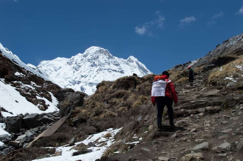 Kathmandu/Pokhara: 5-Day Annapurna Base Camp (ABC) Trek - Day 4, sunrise at ABC, then back to Bamboo or Sinuwa