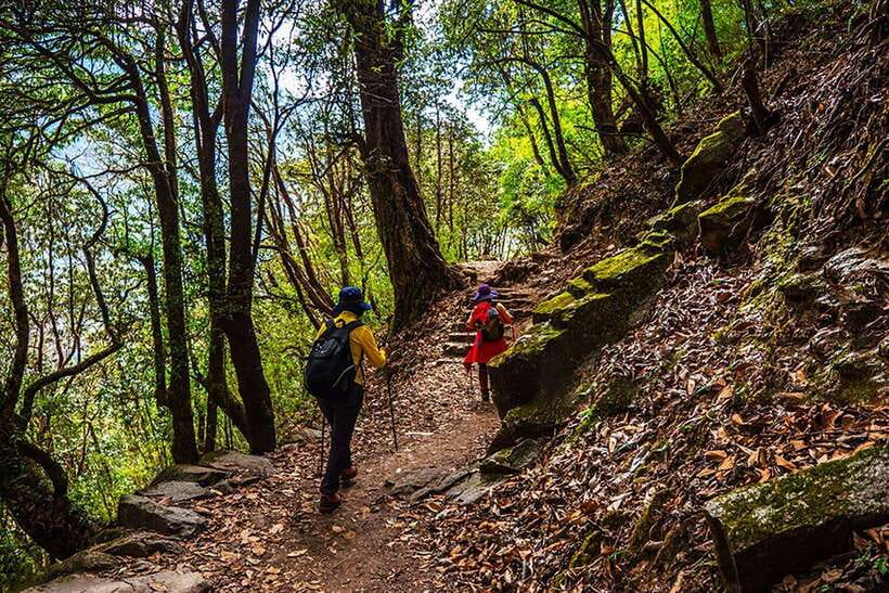 Kathmandu: Shivapuri Day Hike with Lunch - At the top: Himalayan names and a Kathmandu Valley bird-eye view