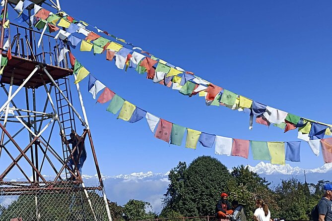 Mt Everest view from Nagarkot -hiking to Changu UNESCO site - The hike: mostly downhill, with village life you can actually see