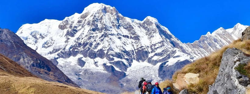 Pkr/Kathmandu: 5-Day Annapurna Base Camp & Hot spring Trek - Bamboo or Sinuwa on the descent: sunrise, then a longer day of careful steps
