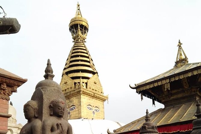 TOP 4 UNESCO World Heritage Sites Tour - Stop 3 at Swayambhunath (Monkey Temple): views from 77 meters up